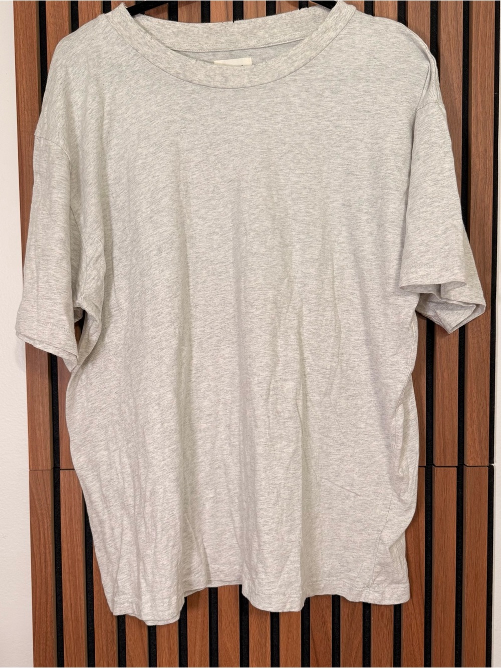 Elwood Men's Classic Crew Neck T-Shirt - Light Gray